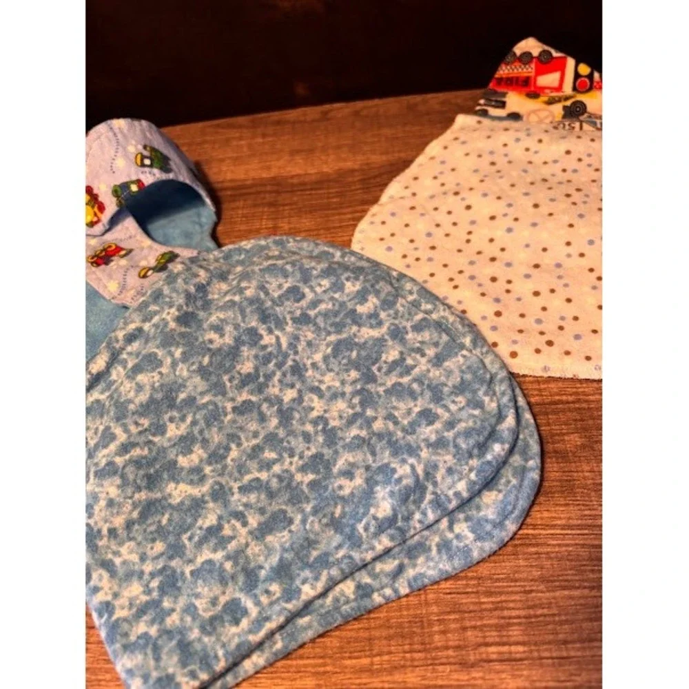 Cute Baby Bibs & Burp Cloths Multi Pattern Cars Trains Whales‎ Toddler Drool